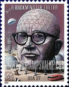 FindYourStampsValue: R. BUCKMINSTER FULLER, ENGINEER, Self-Adhesive stamp