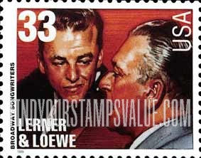 FindYourStampsValue: ALAN JAY LERNER & FREDERICK LOEWE - American Music Series