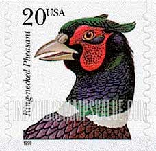 FindYourStampsValue: RING-NECKED PHEASANT - Flora and Fauna