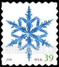 FindYourStampsValue: CHRISTMAS - Snowflake, Self-Adhesive Booklet Stamp