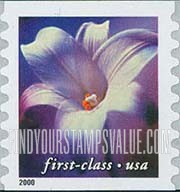 FindYourStampsValue: FLOWERS - Longiflorum, Self-Adhesive Coil Stamp