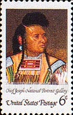 FindYourStampsValue: AMERICAN INDIAN - Chief Joseph