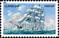 FindYourStampsValue: U.S.MERCHANT MARINE - Clipper Ship, Self-Adhesive stamp