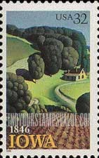 FindYourStampsValue: IOWA STATEHOOD, 150th ANNIVERSARY