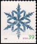 FindYourStampsValue: CHRISTMAS - Snowflake, Self-Adhesive Booklet Stamp