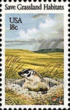 FindYourStampsValue: BADGER - Wildlife Habitats Preservation