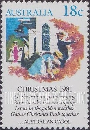 FindYourStampsValue: Christmas Bush for His Adorning