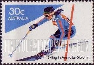 FindYourStampsValue: Slalom, horizontal