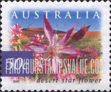 FindYourStampsValue: Flora and Fauna Type of 1996: Desert star flower