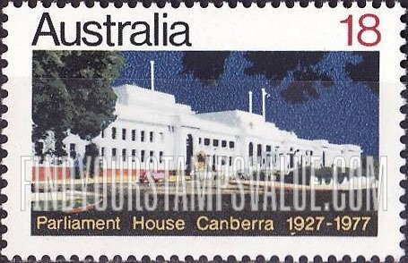 FindYourStampsValue: Parliament House, Canberra