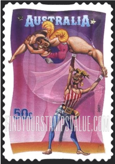 FindYourStampsValue: Circus Performers: Acrobats