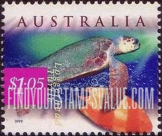 FindYourStampsValue: Flora & Fauna Type of 1996: Loggerhead turtle, baler