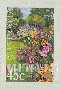 FindYourStampsValue: Gardens: Canna X generalis varieties (denomination at LL)