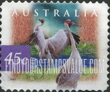 FindYourStampsValue: Flora and Fauna: Brolga