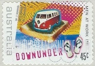 FindYourStampsValue: Rock Music: Down Under, by Men at Work, 1981