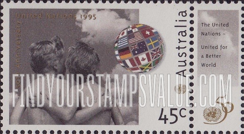 FindYourStampsValue: UN, 50th Anniversary