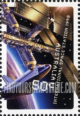 FindYourStampsValue: Space Age, 50th Anniversary: International Space Station, 1998