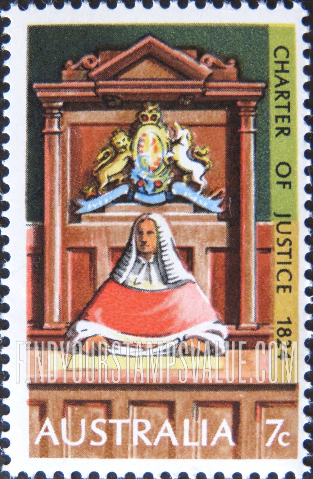 FindYourStampsValue: Supreme Court Judge on Bench