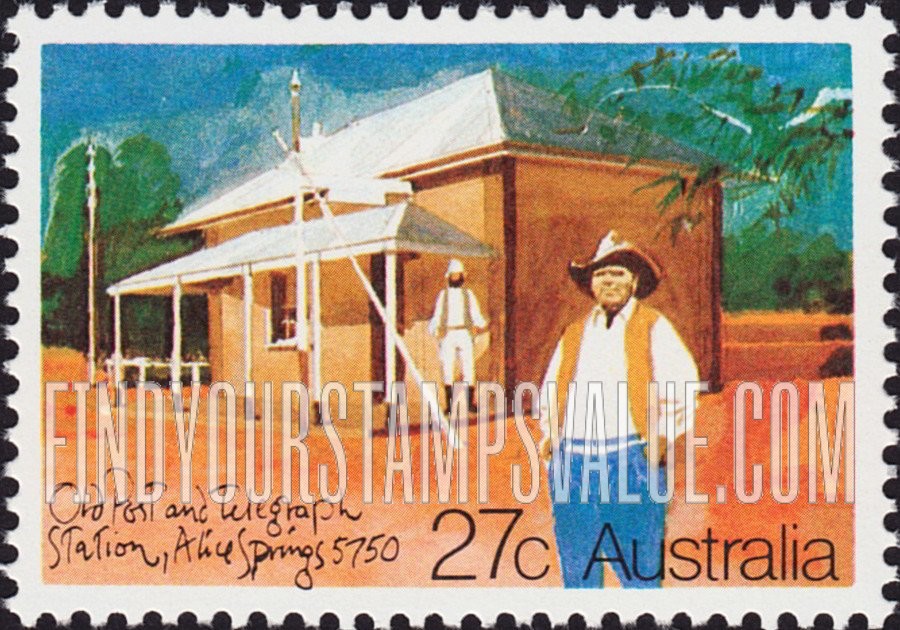 FindYourStampsValue: Alice Springs Post Office, 1872