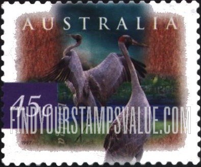 FindYourStampsValue: Flora and Fauna: Brolga
