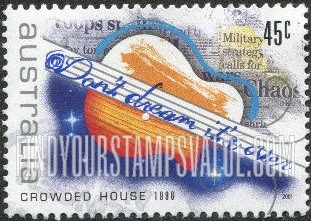 FindYourStampsValue: Rock Music: Don’t Dream It’s Over, by Crowded House, 1986