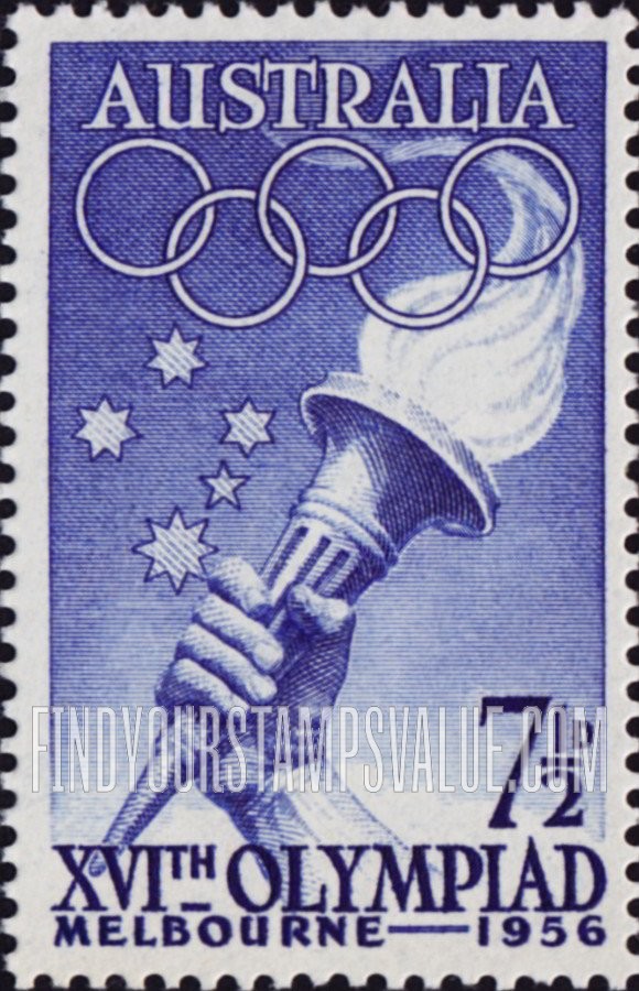 FindYourStampsValue: Southern Cross, Olympic Torch