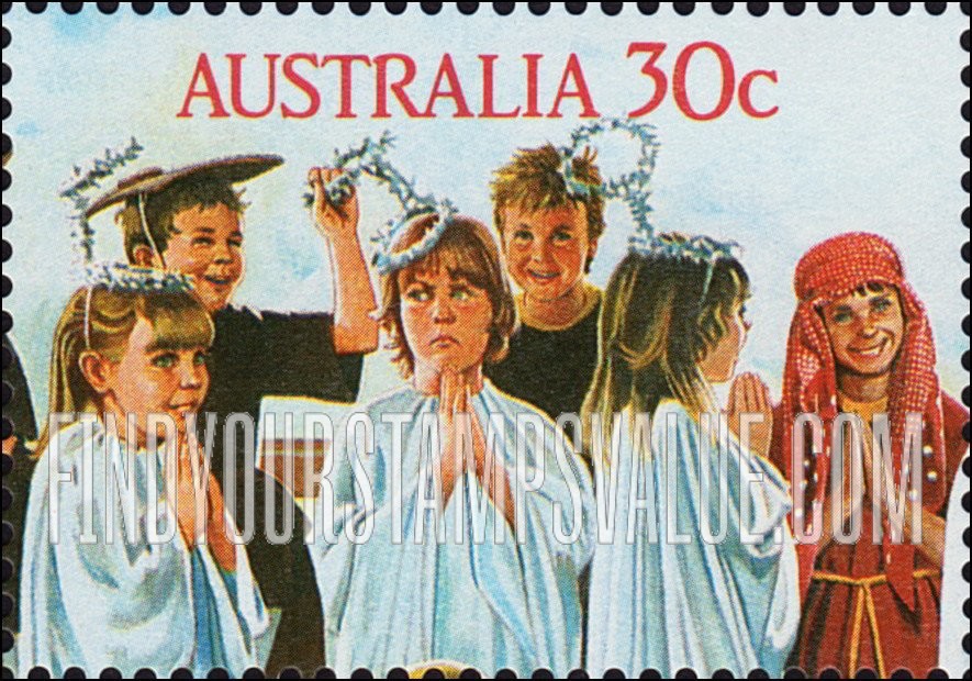 FindYourStampsValue: Christmas: Angels, peasants