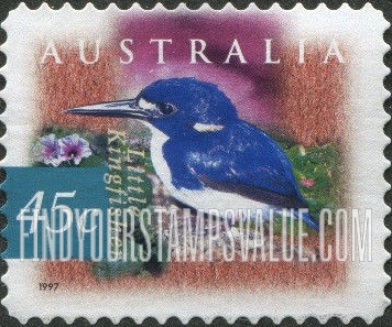 FindYourStampsValue: Flora and Fauna: Little kingfisher
