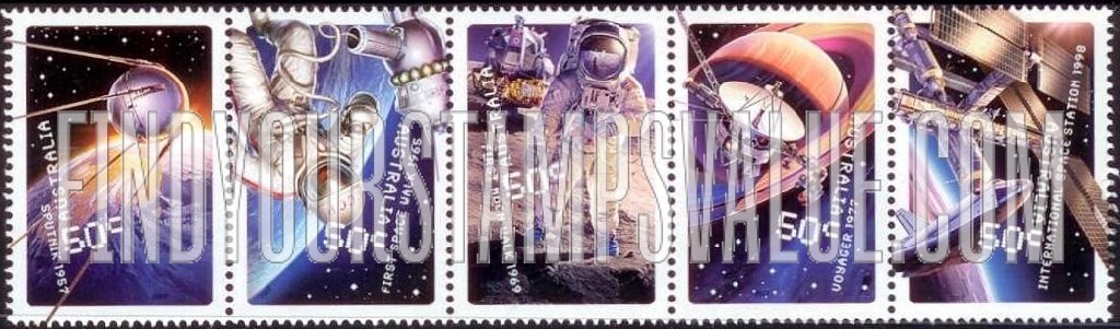 FindYourStampsValue: Space Age, 50th Anniversary
