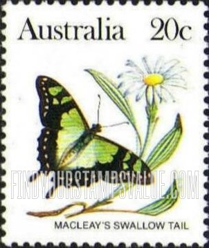 FindYourStampsValue: Macleay’s swallowtail