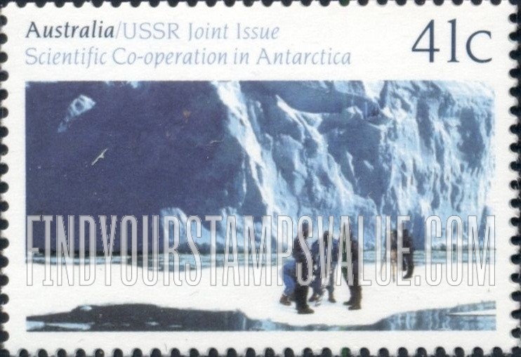FindYourStampsValue: Cooperation in Antarctic Research: Glaciology