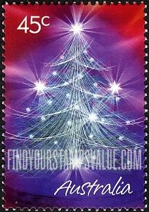 FindYourStampsValue: Southern Cross: Christmas tree