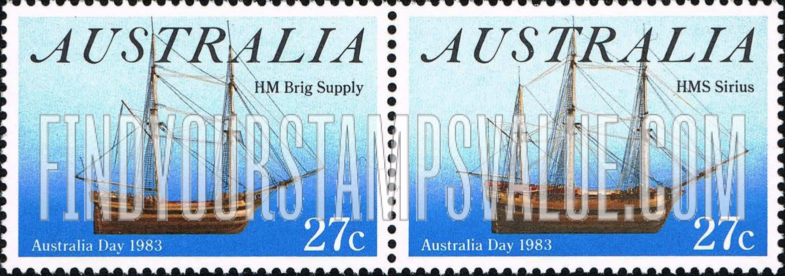 FindYourStampsValue: Australia Day