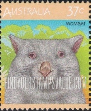 FindYourStampsValue: Fauna: Wombat