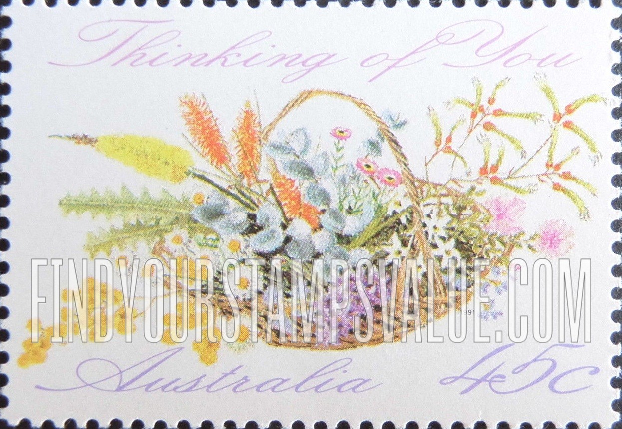 FindYourStampsValue: Thinking of You: Wildflowers