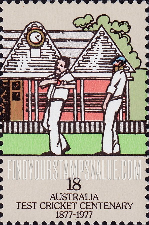 FindYourStampsValue: Bowler and fieldsman