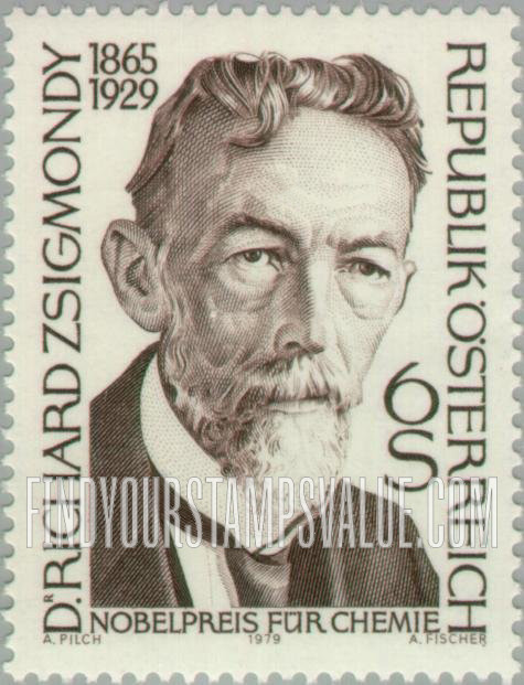 FindYourStampsValue: Richard Zsigmondy (1865-1929), Chemist
