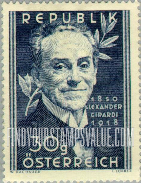 FindYourStampsValue: Alexander Girardi