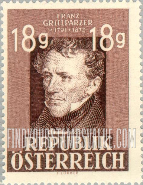 FindYourStampsValue: Franz Grillparzer