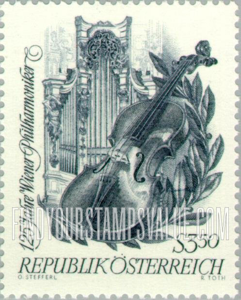 FindYourStampsValue: Violin, Organ and Laurel