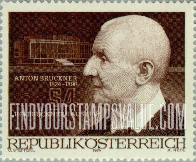 FindYourStampsValue: Anton Bruckner and Bruckner House