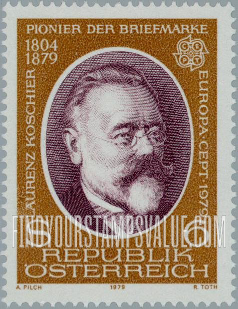 FindYourStampsValue: Europa 1979: Laurenz Koschier