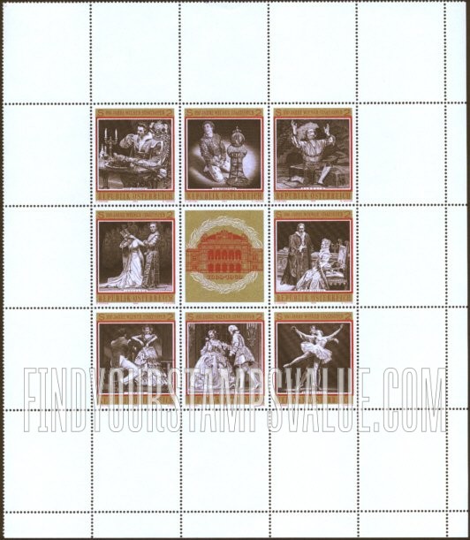FindYourStampsValue: Centenary of Vienna Opera House