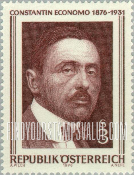 FindYourStampsValue: Constantin Economo, M.D. (1876-1931), Neurologist