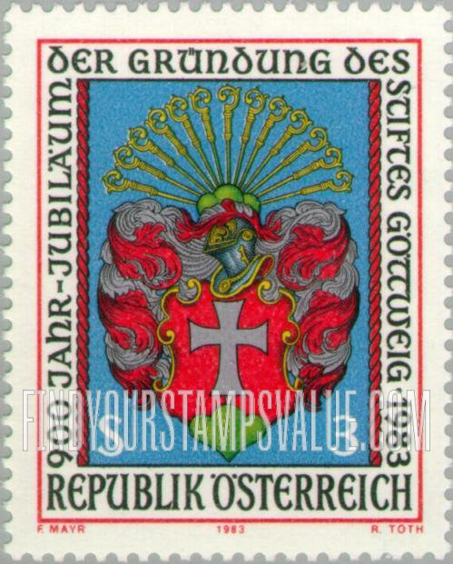 FindYourStampsValue: Gottweig Monastery, 900th Anniversary