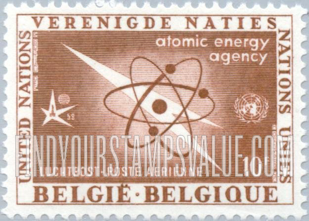 FindYourStampsValue: Air Post, UN: Atomic Energy Agency