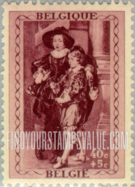 FindYourStampsValue: Semi-Postal: “Albert and Nicolas Rubens”
