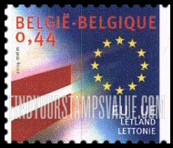 FindYourStampsValue: Expansion of European Union, Flags of newly-admitted countries: Latvia