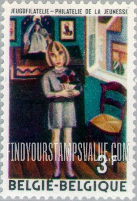 FindYourStampsValue: Beatrice, by Gustave de Smet