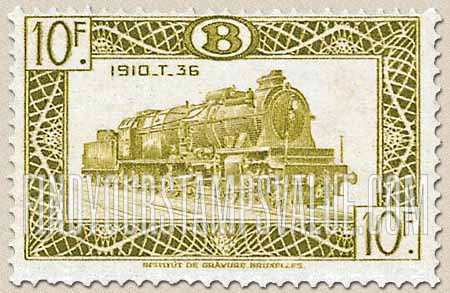 FindYourStampsValue: Parcel Post and Railway: Locomotive